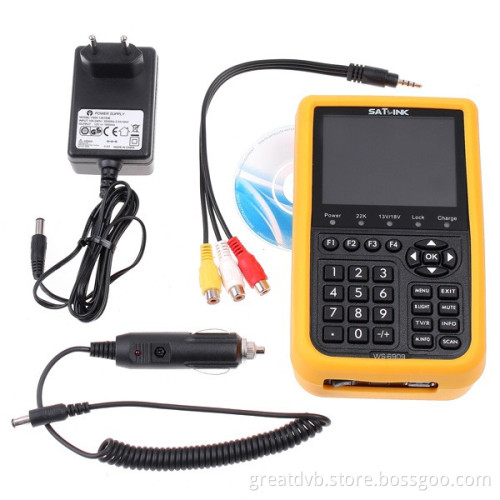 Satlink Ws-6909 DVB-S & DVB-T Satlink Ws6909 Original Satlink DVB-Satellite Terrestrial Combo Meter